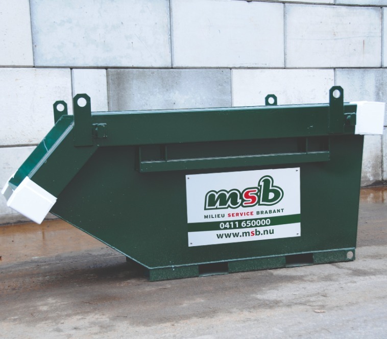afvalcontainer Milieu Service Brabant MSB Waspik