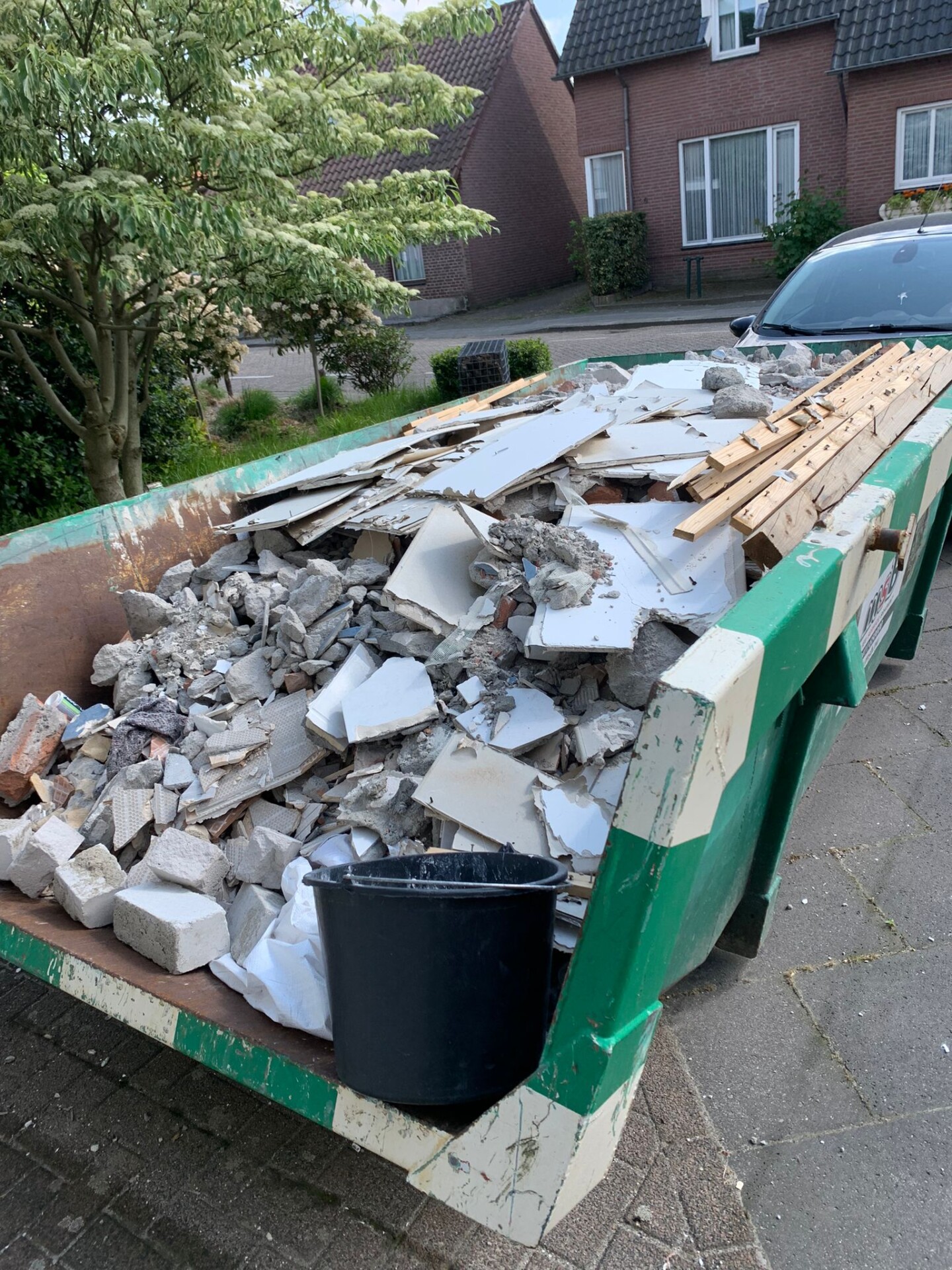 Bouwafval container huren