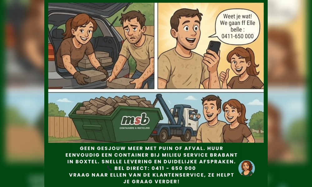 Simpel een afvalcontainer huren